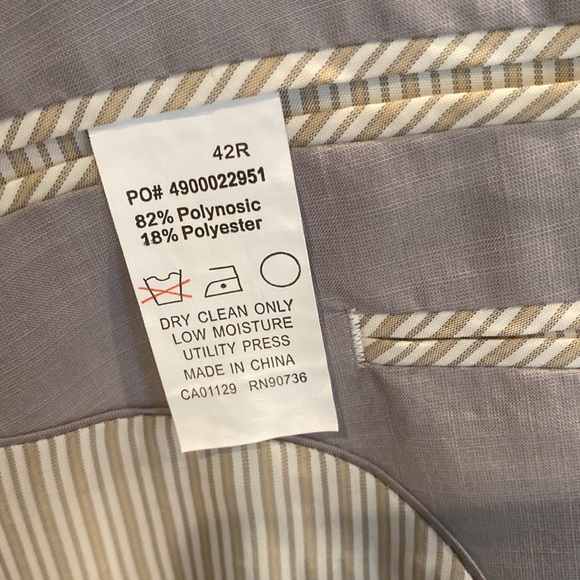 Calvin Klein light gray sport coat - Picture 3 of 5